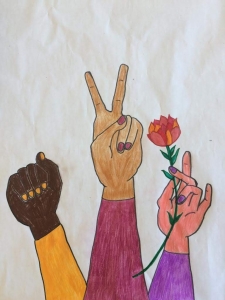 gemaltes Bild "Peace"